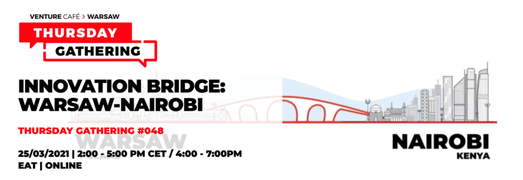 Venture Café WarsawInnovation Bridge: Warsaw - Nairobi Event Poster