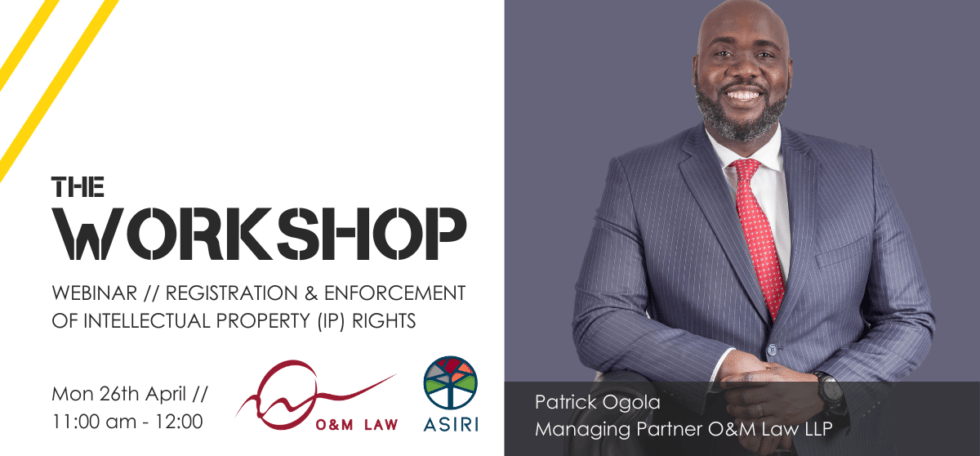 The Workshop // Registration & Enforcement of IP Rights