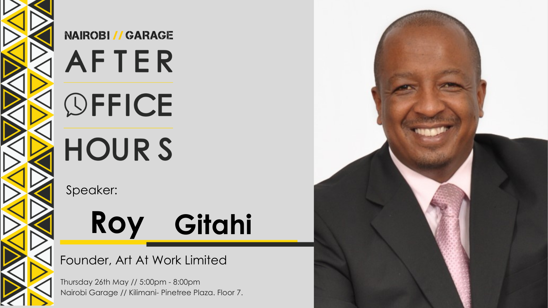 After Office Hours with Roy Gitahi
