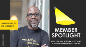 Edward Ndegwa, CEO Smartsales KE Limited