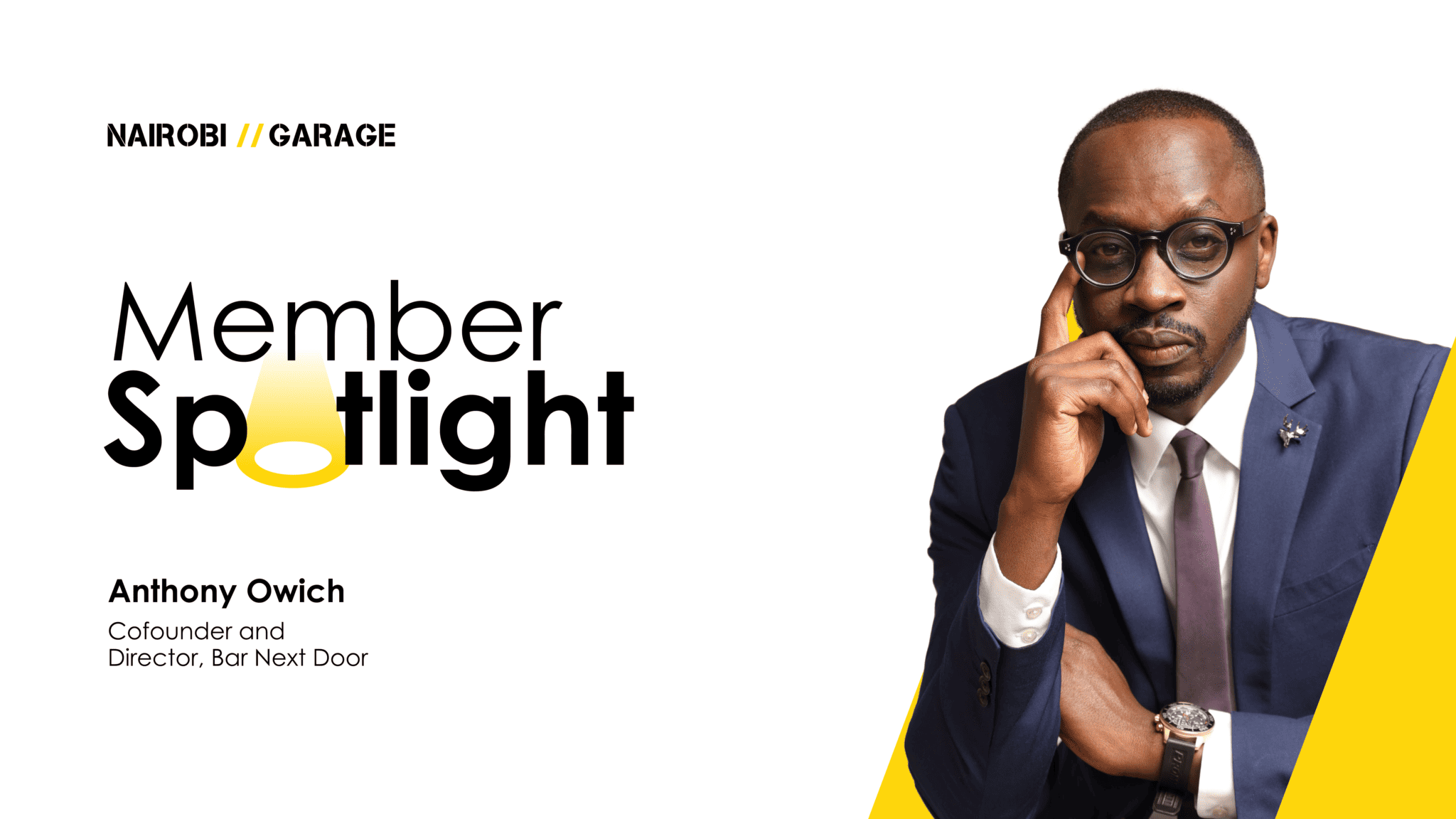 member spotlight bar next door Nairobi Garage